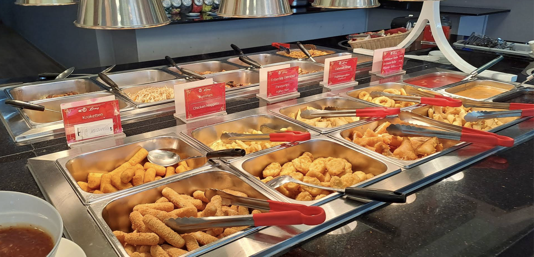 Auswahl am Buffet